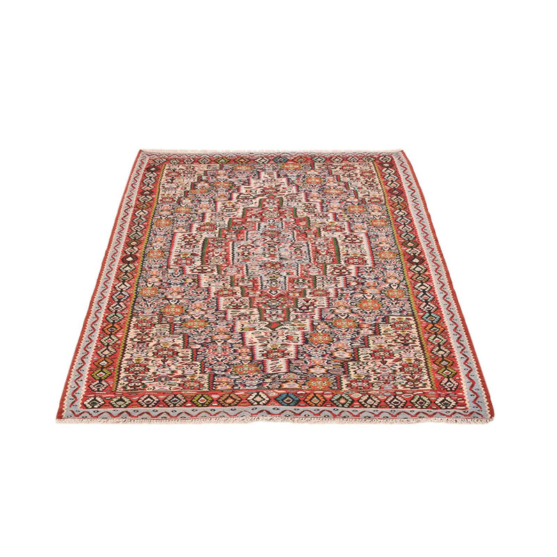 Kelim-tæppe - orientalsk - 150 x 118 cm - terrakotta