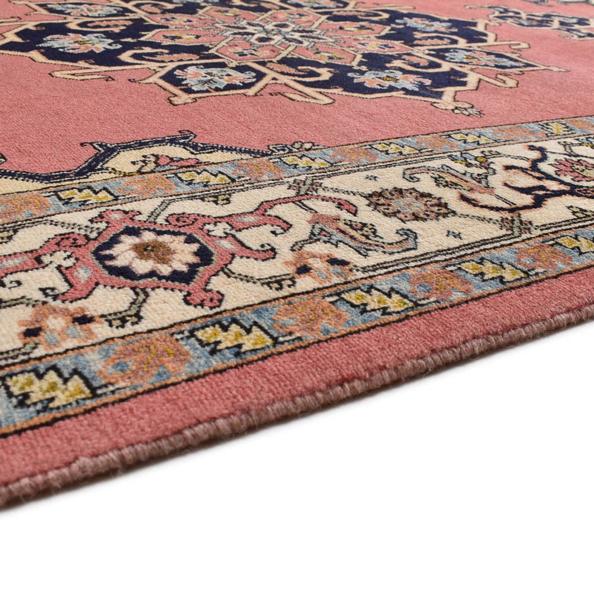 Persisk tæppe - Nomadisk - 216 x 134 cm - lysrød