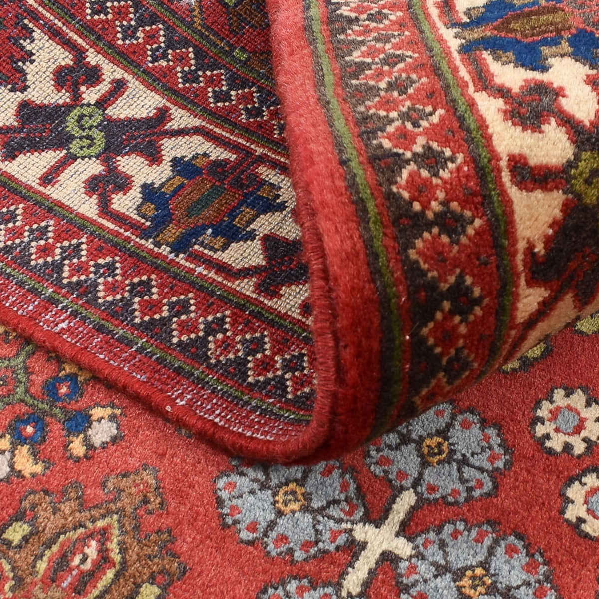 Persisk tæppe - Nomadisk - 167 x 112 cm - rød