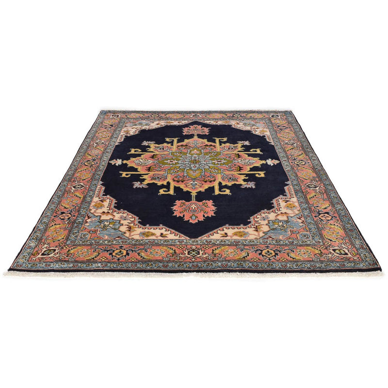 Persisk tæppe - Nomadisk - 206 x 150 cm - mørkeblå