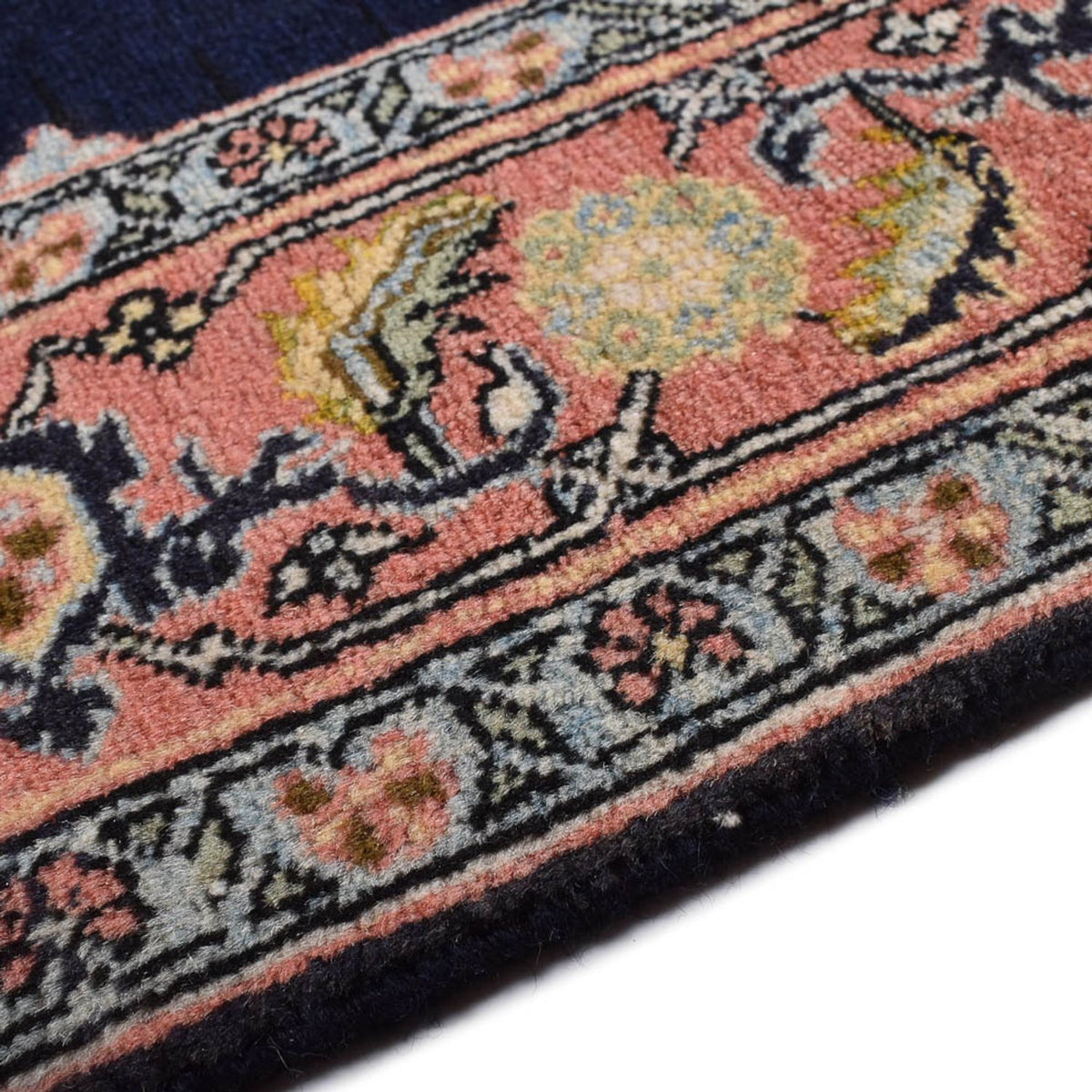 Persisk tæppe - Nomadisk - 218 x 150 cm - mørkeblå