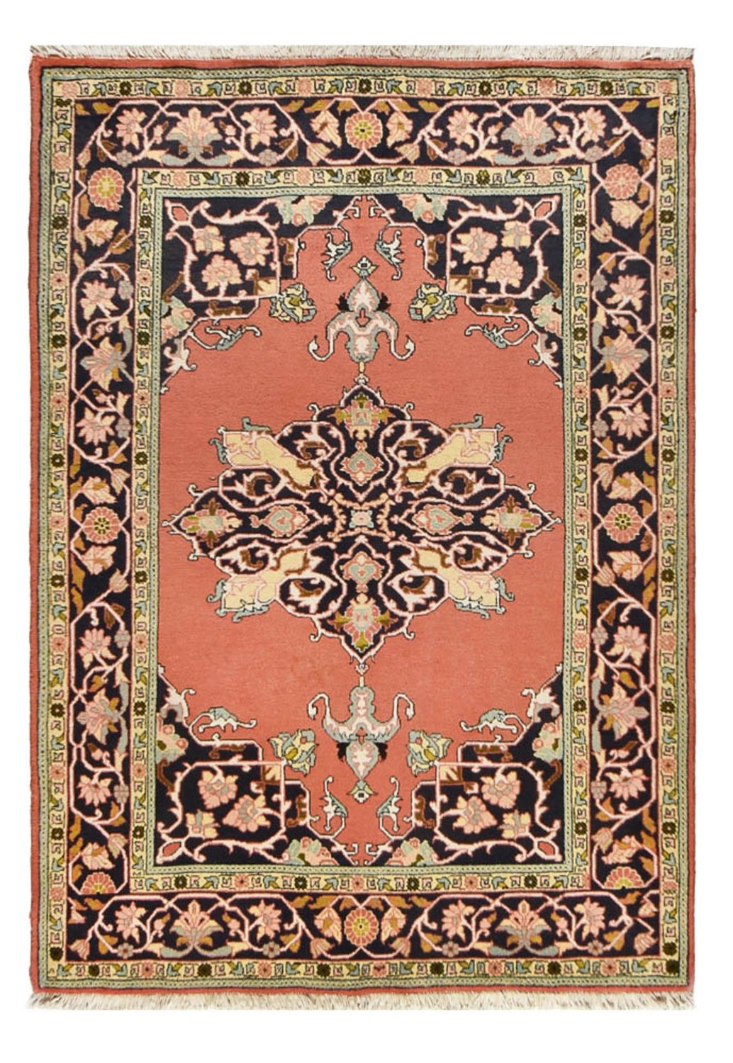 Persisk tæppe - Nomadisk - 202 x 142 cm - lysrød