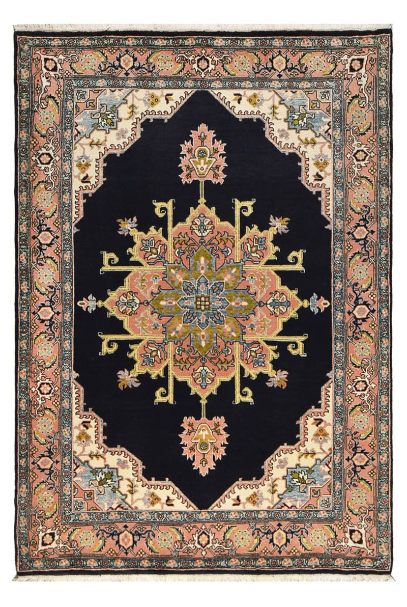 Persisk tæppe - Nomadisk - 218 x 150 cm - mørkeblå