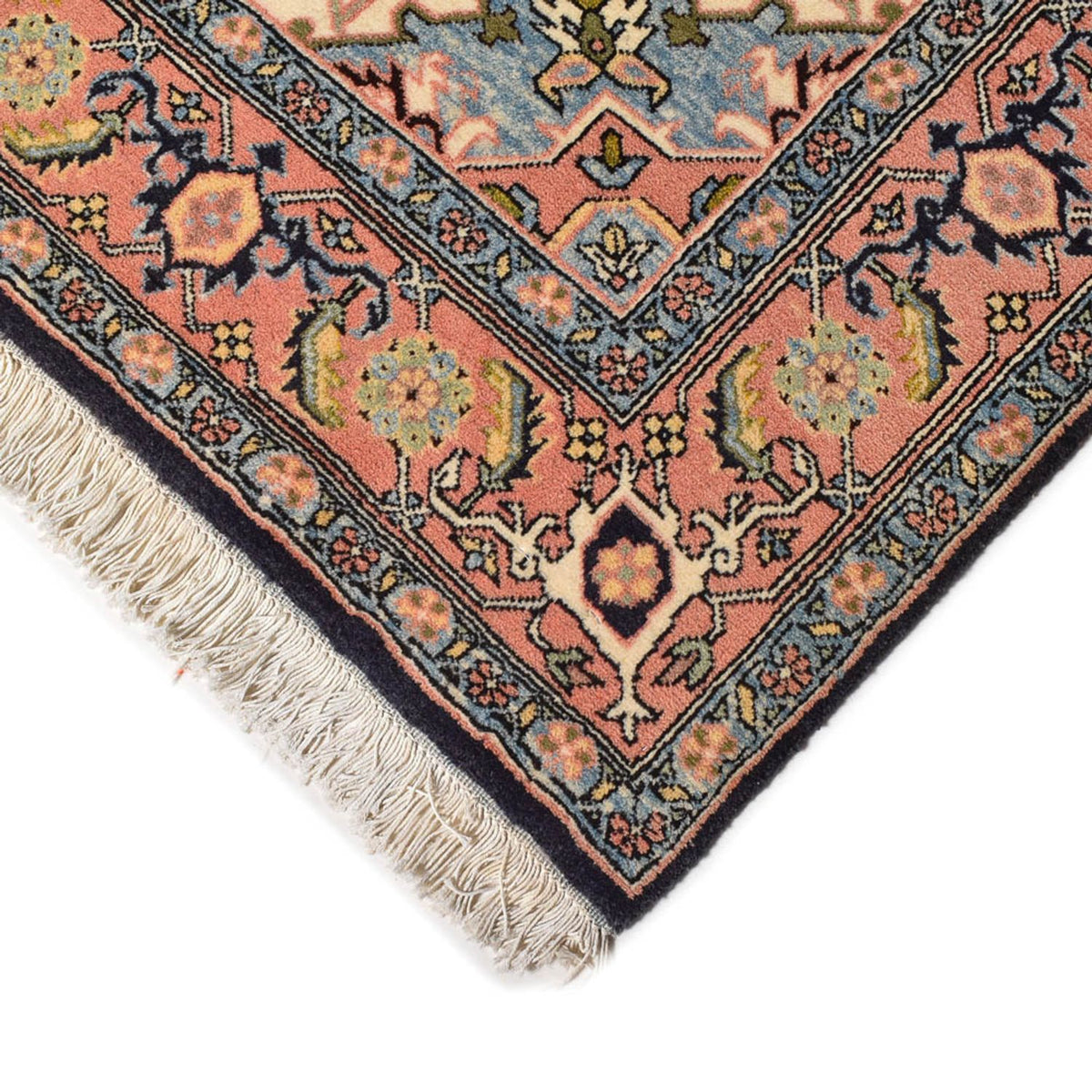 Persisk tæppe - Nomadisk - 218 x 150 cm - mørkeblå