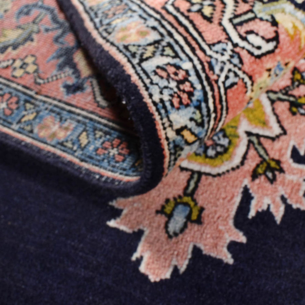 Persisk tæppe - Nomadisk - 218 x 150 cm - mørkeblå