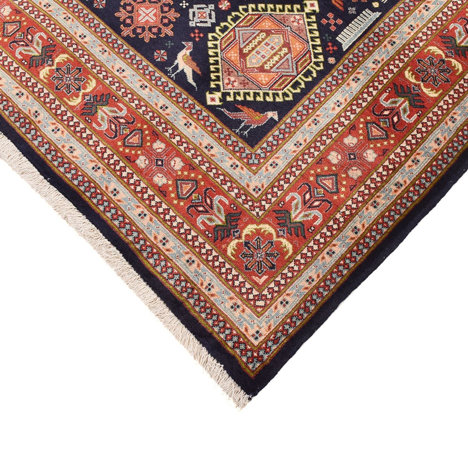 Persisk tæppe - Nomadisk - 228 x 143 cm - mørk beige