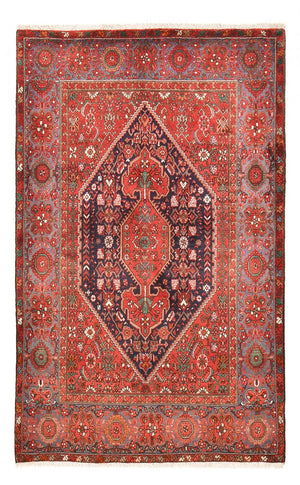 Persisk tæppe - Nomadisk - 216 x 136 cm - rød