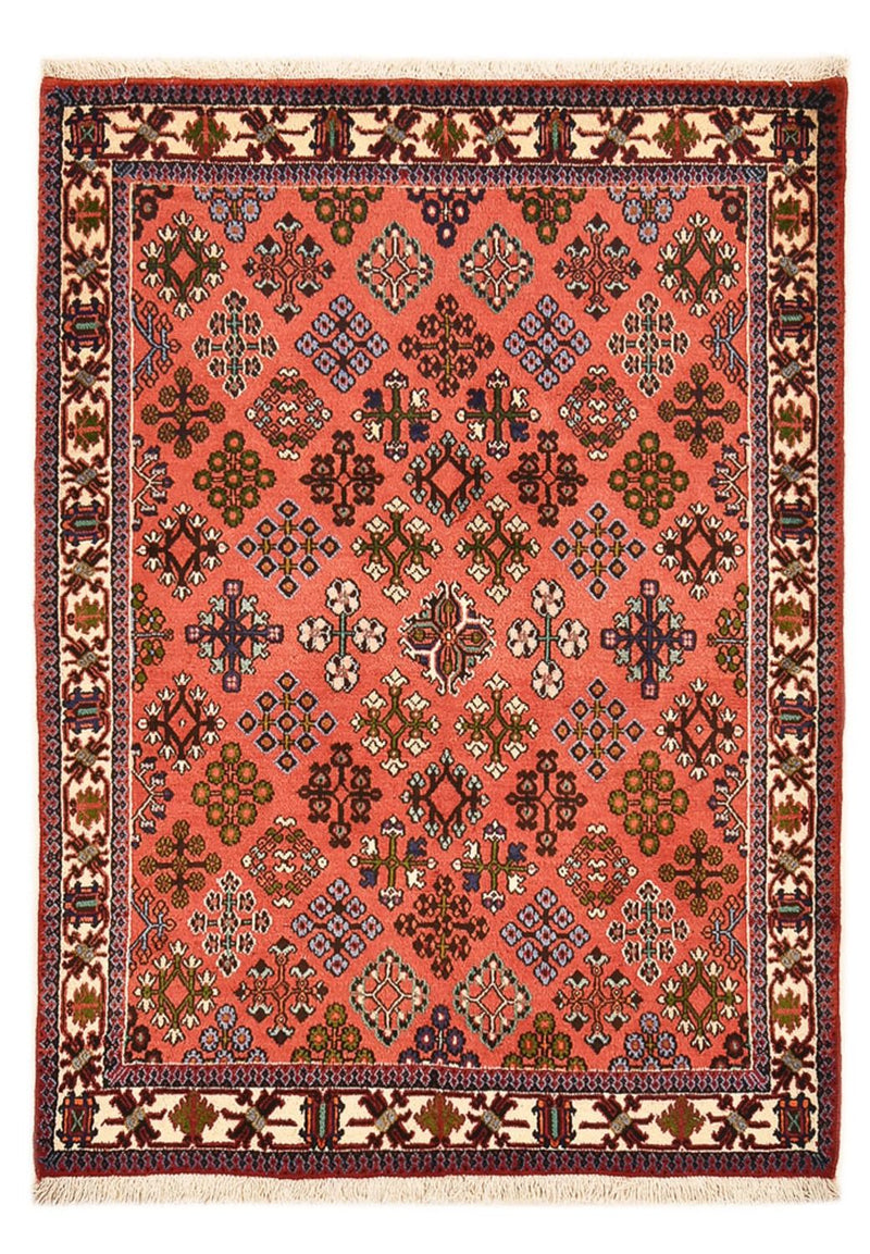 Persisk tæppe - Nomadisk - 158 x 115 cm - lysrød