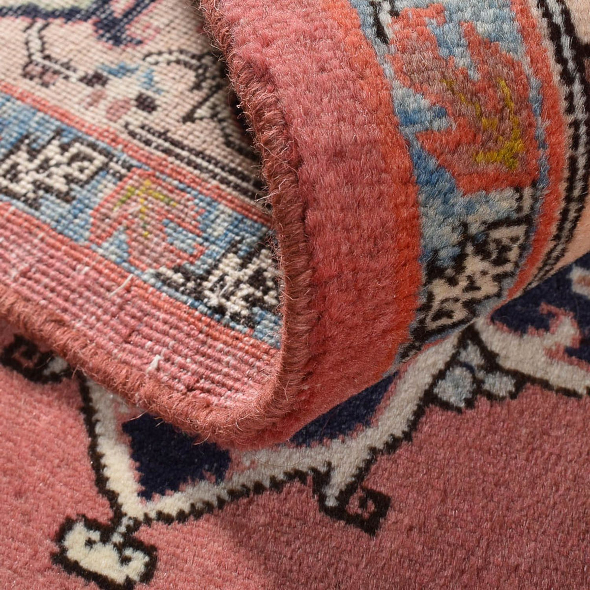 Persisk tæppe - Nomadisk - 214 x 140 cm - lysrød