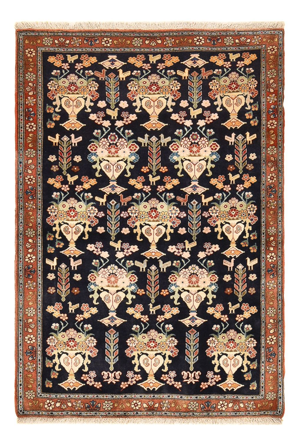 Persisk tæppe - Nomadisk - 173 x 114 cm - mørkeblå