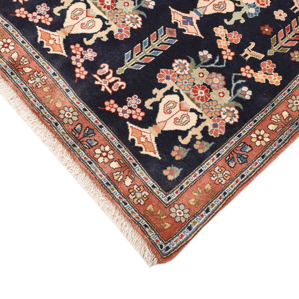 Persisk tæppe - Nomadisk - 173 x 114 cm - mørkeblå