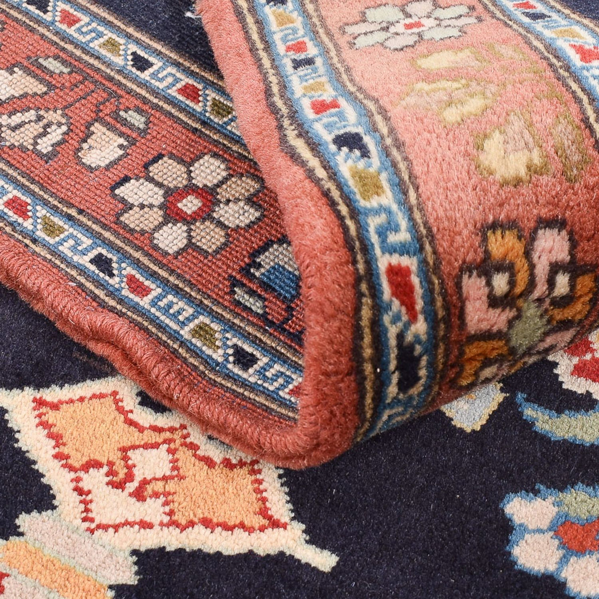 Persisk tæppe - Nomadisk - 173 x 114 cm - mørkeblå