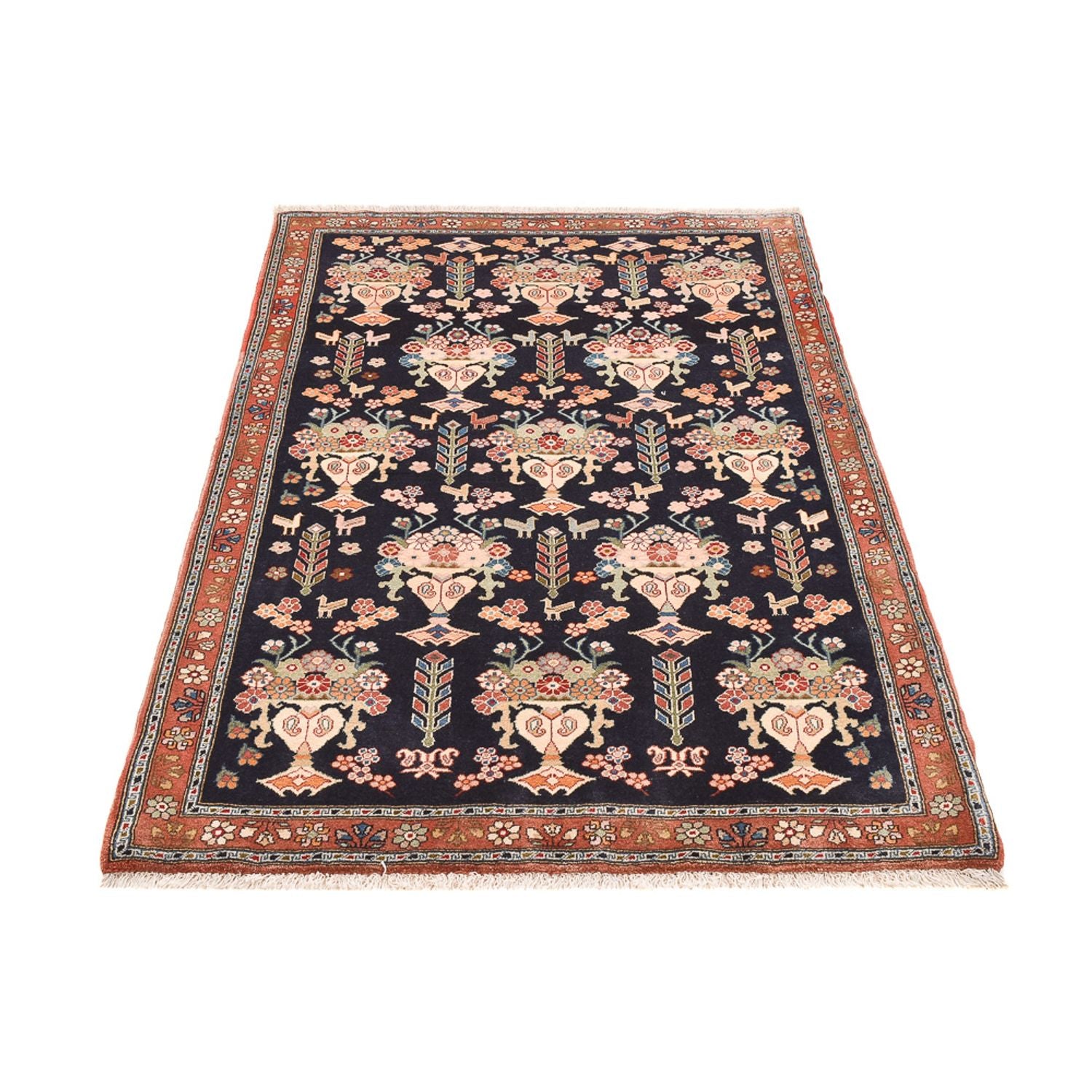 Persisk tæppe - Nomadisk - 173 x 114 cm - mørkeblå