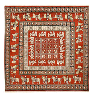 Persisk tæppe - Tabriz - Royal firkantet  - 255 x 245 cm - flerfarvet