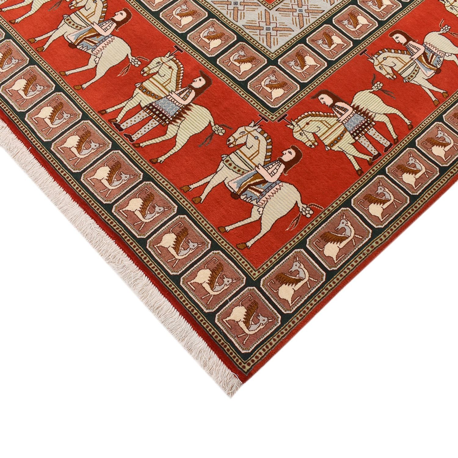Persisk tæppe - Tabriz - Royal firkantet  - 255 x 245 cm - flerfarvet