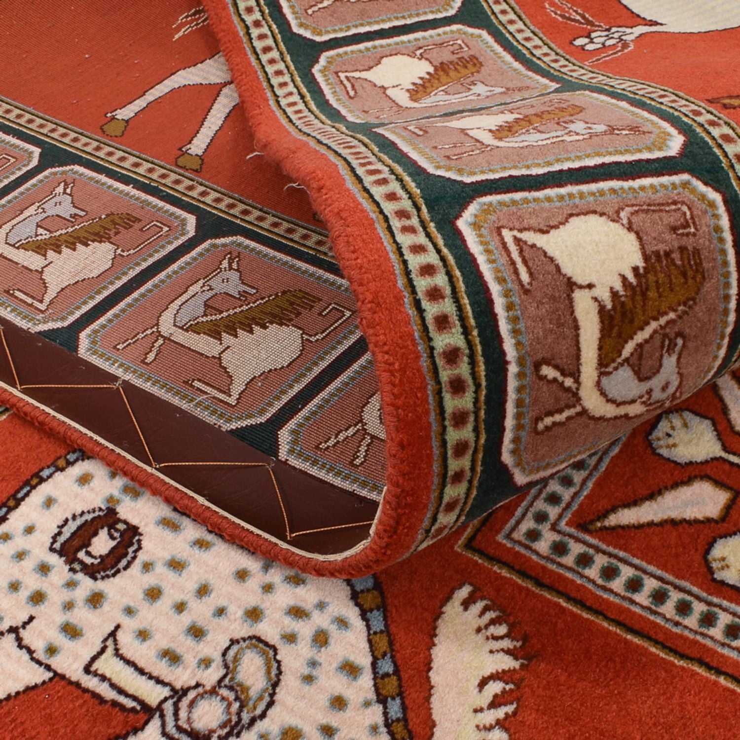 Persisk tæppe - Tabriz - Royal firkantet  - 255 x 245 cm - flerfarvet