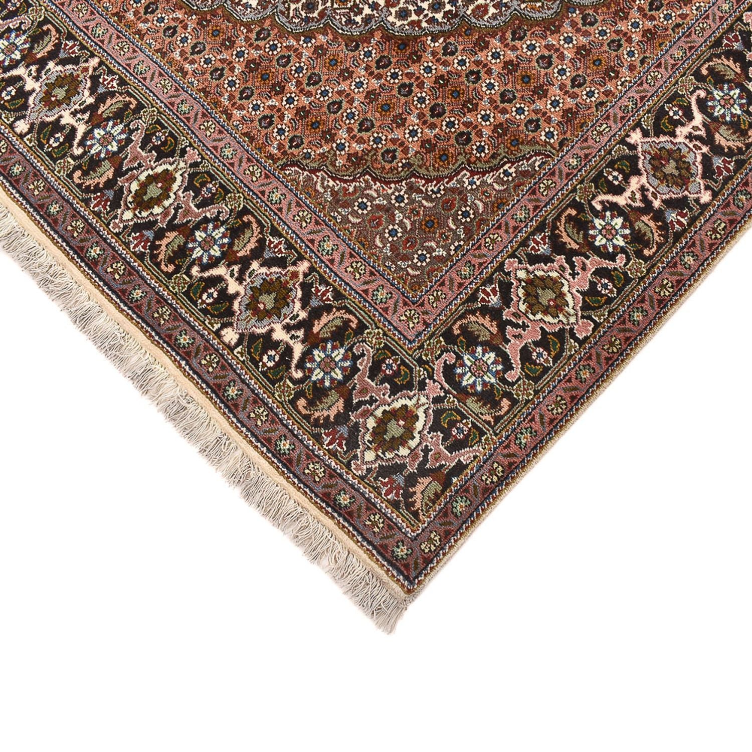 Persisk tæppe - Tabriz - Royal firkantet  - 207 x 204 cm - brun