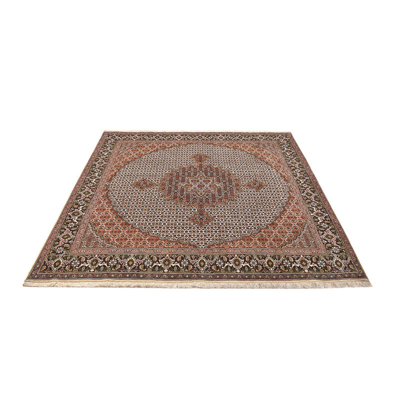 Persisk tæppe - Tabriz - Royal firkantet  - 207 x 204 cm - brun