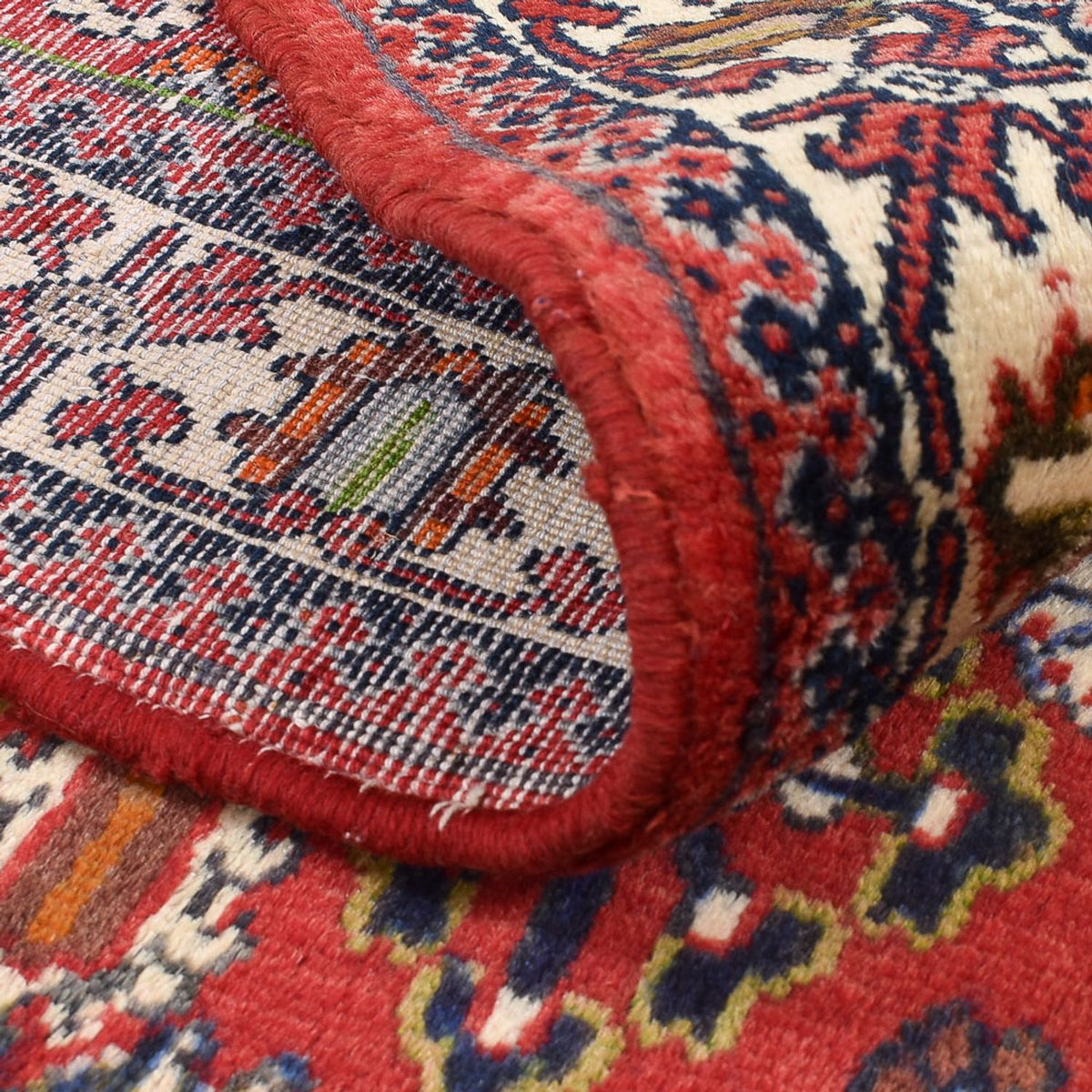 Persisk tæppe - Nomadisk - 150 x 108 cm - flerfarvet