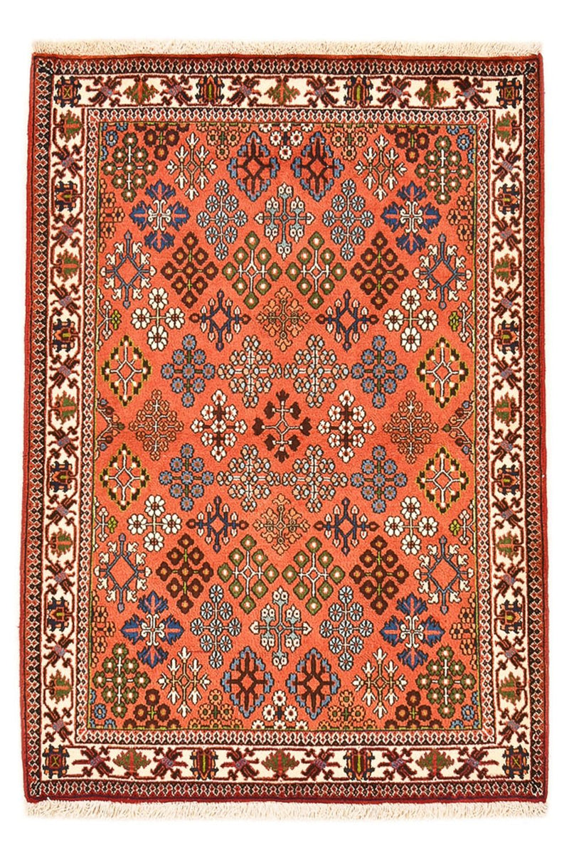 Persisk tæppe - Nomadisk - 160 x 112 cm - lysrød