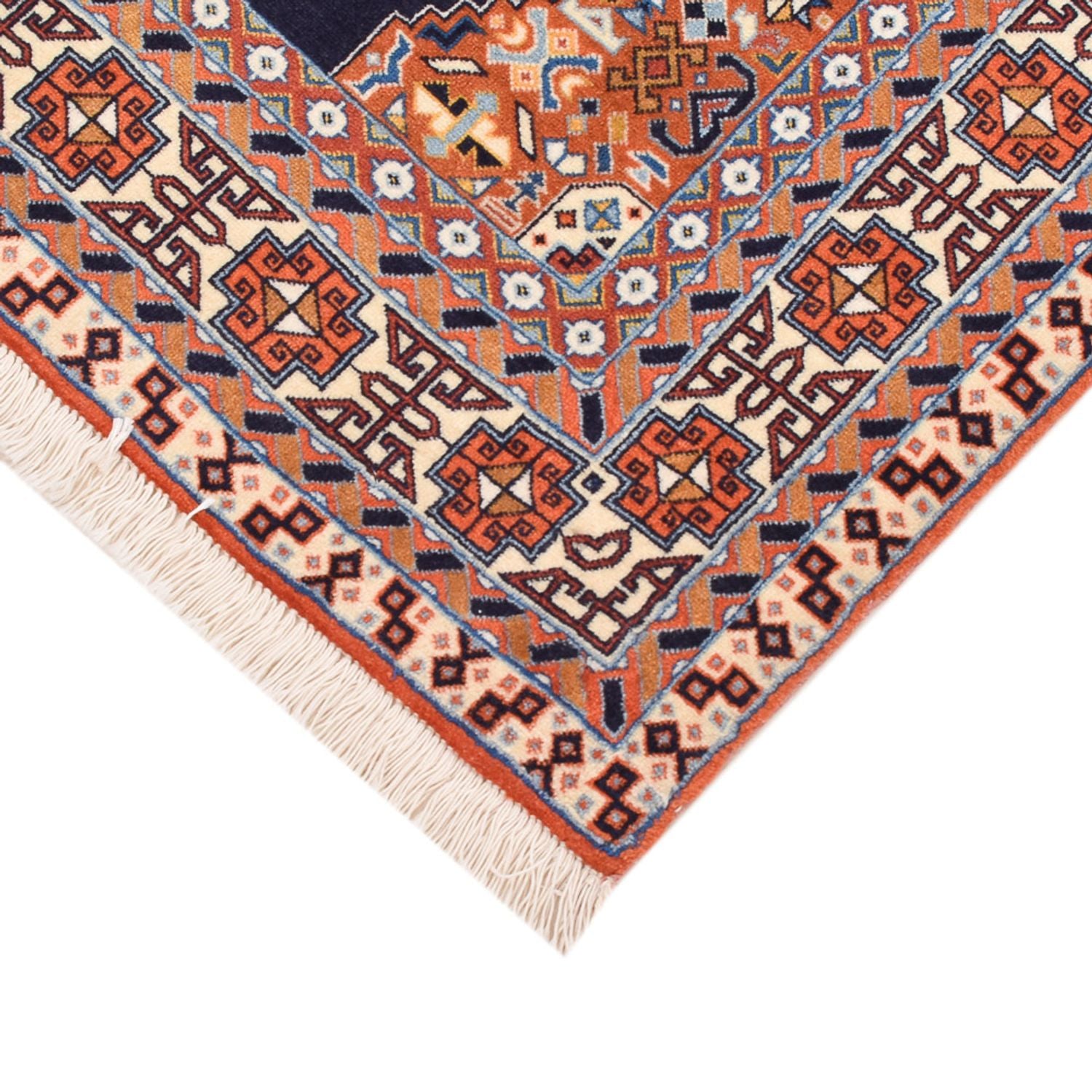 Persisk tæppe - Tabriz - Royal - 142 x 100 cm - mørkeblå