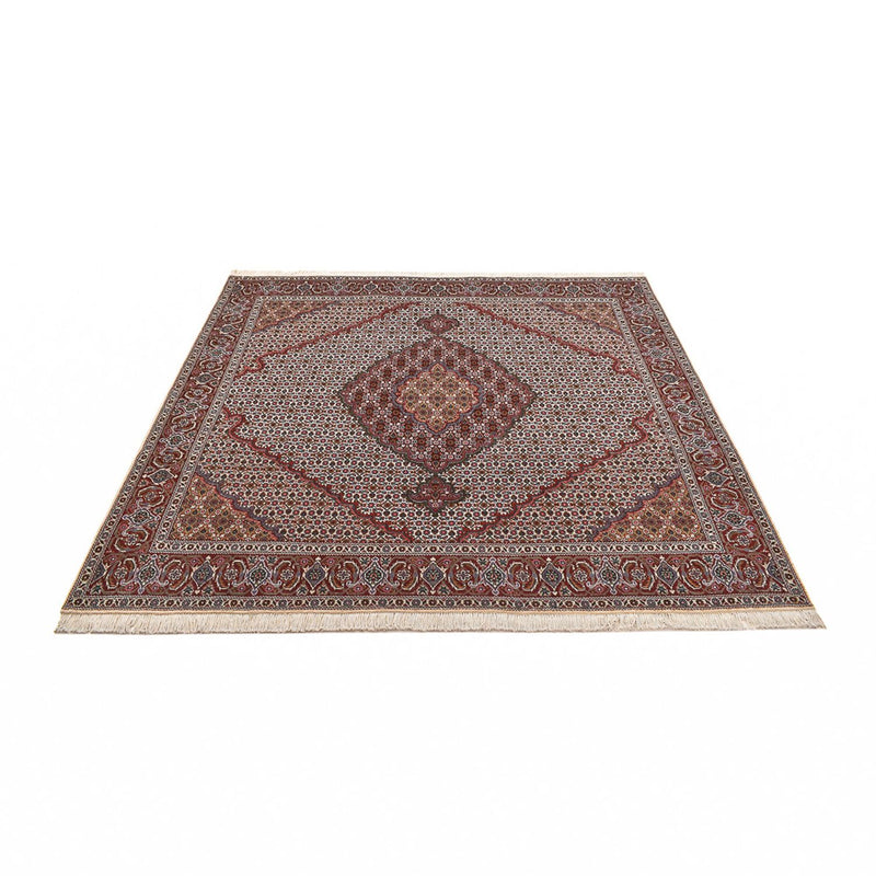 Persisk tæppe - Bijar firkantet  - 202 x 198 cm - rust