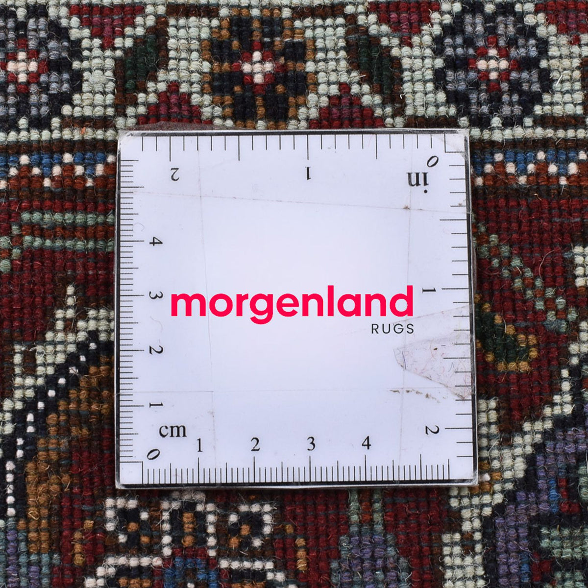 Persisk tæppe - Bijar firkantet  - 202 x 198 cm - rust