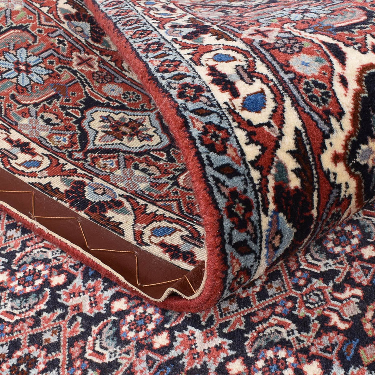 Persisk tæppe - Bijar - 243 x 206 cm - rust
