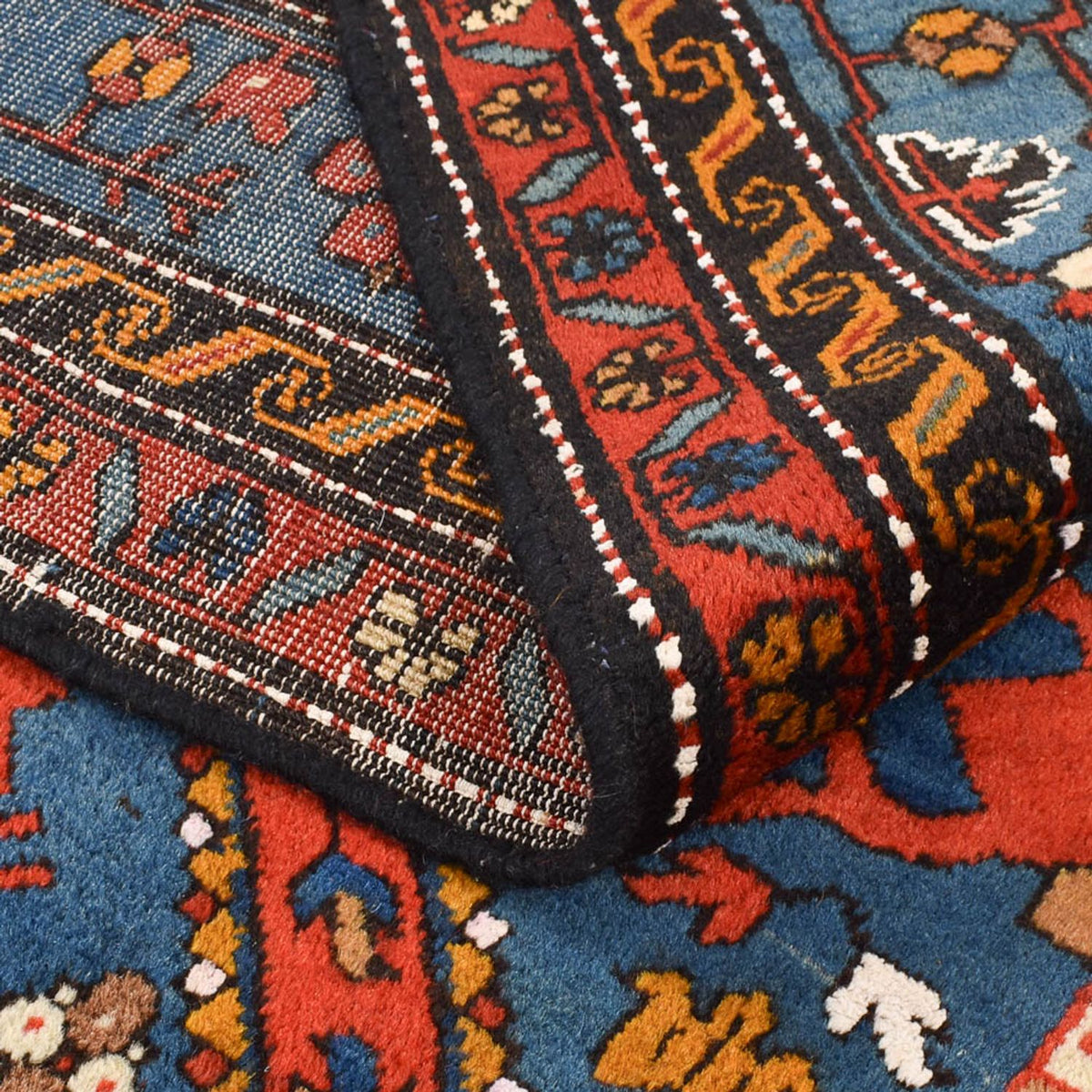 Persisk tæppe - Nomadisk - 222 x 132 cm - flerfarvet