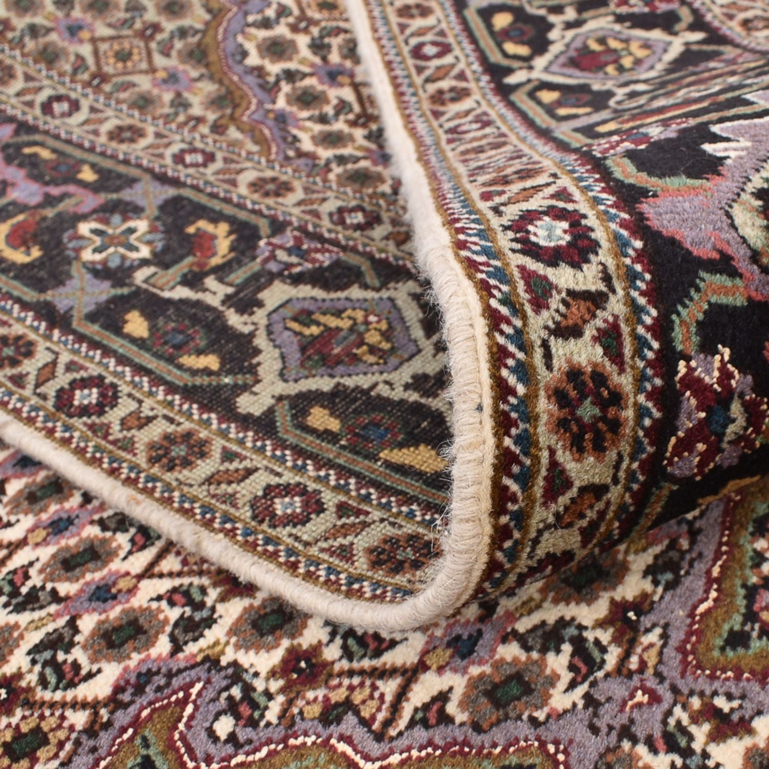 Persisk tæppe - Tabriz - Royal firkantet  - 204 x 204 cm - brun