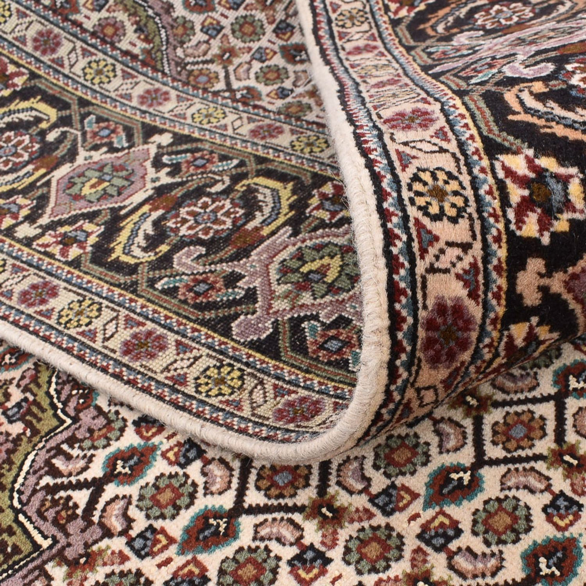 Persisk tæppe - Tabriz - Royal firkantet  - 212 x 200 cm - brun