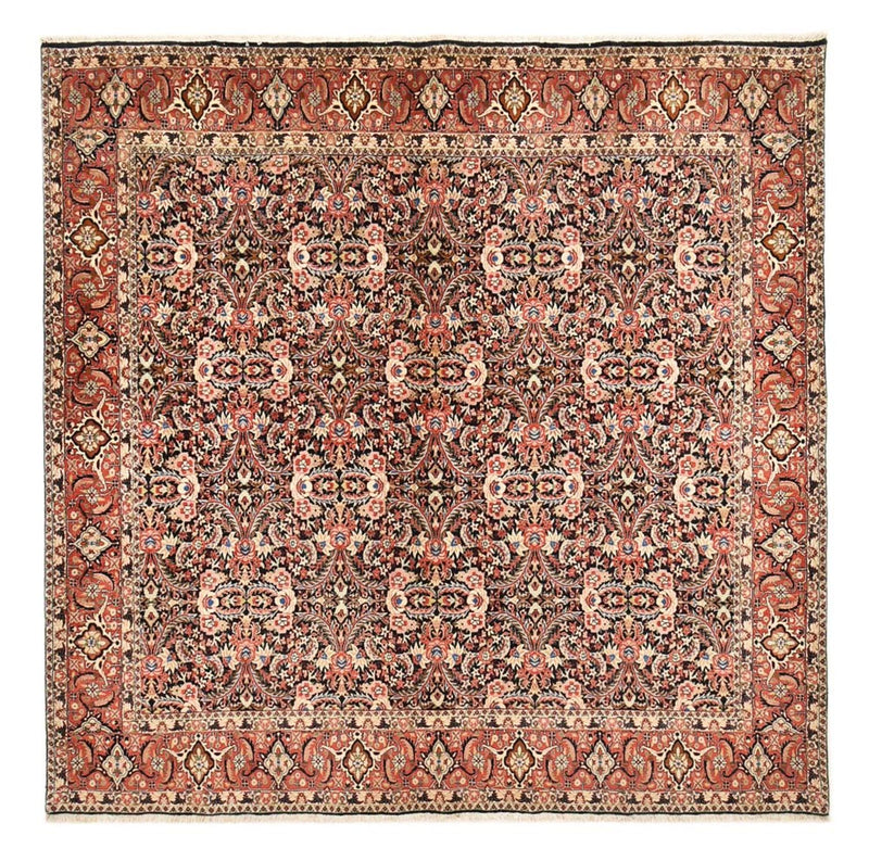 Persisk tæppe - Bijar firkantet  - 302 x 300 cm - rust