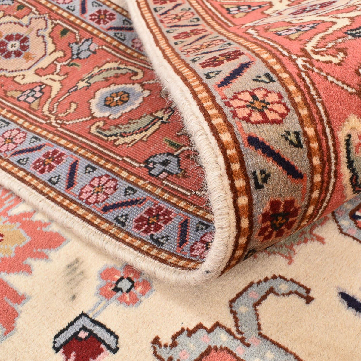 Persisk tæppe - Tabriz - Royal firkantet  - 205 x 200 cm - creme