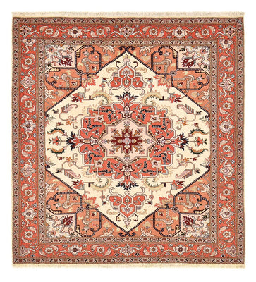 Persisk tæppe - Tabriz - Royal firkantet  - 216 x 195 cm - creme