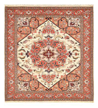 Persisk tæppe - Tabriz - Royal firkantet  - 216 x 195 cm - creme