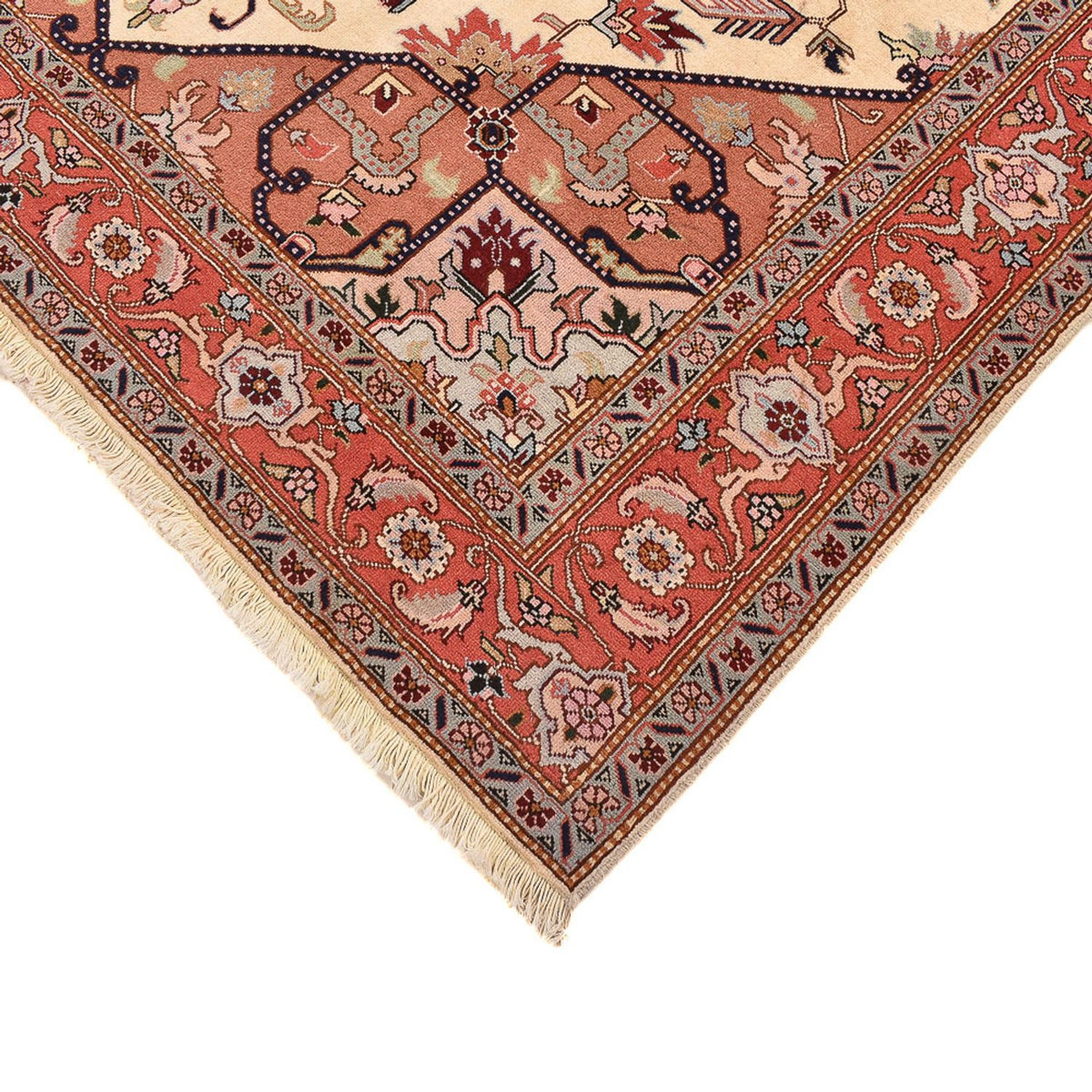Persisk tæppe - Tabriz - Royal firkantet  - 216 x 195 cm - creme