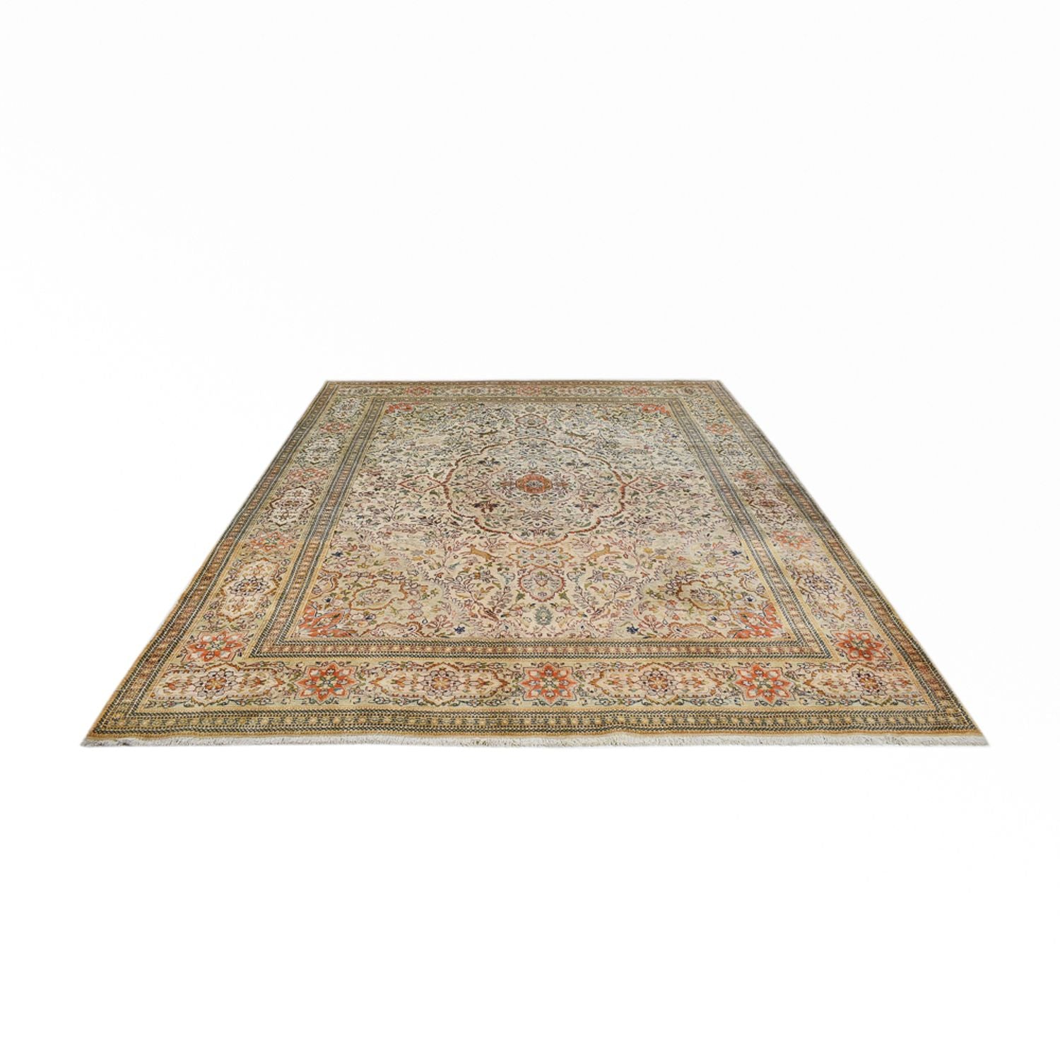 Persisk tæppe - Classic - 350 x 278 cm - sand