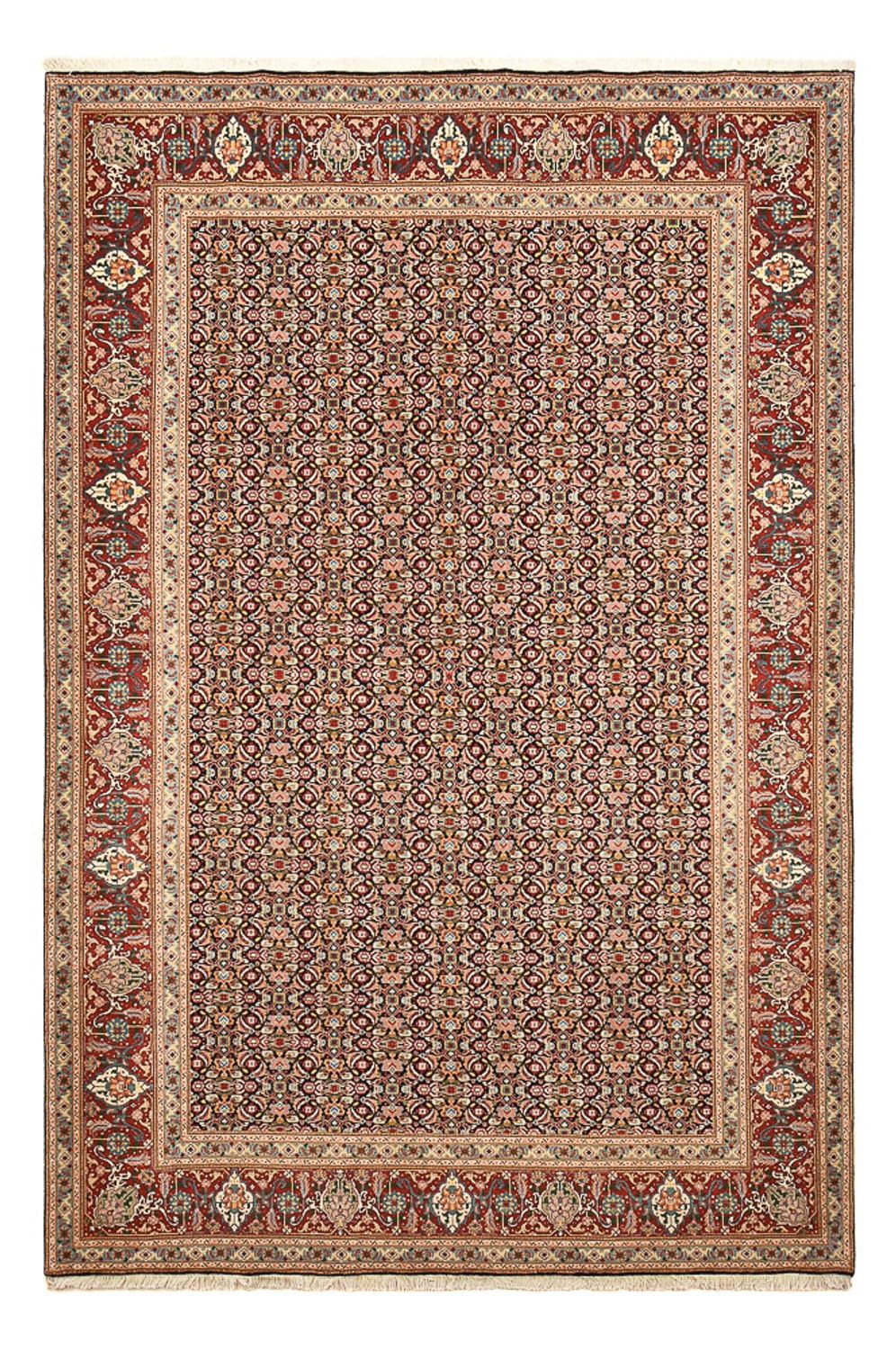 Persisk tæppe - Tabriz - Royal - 296 x 200 cm - rust