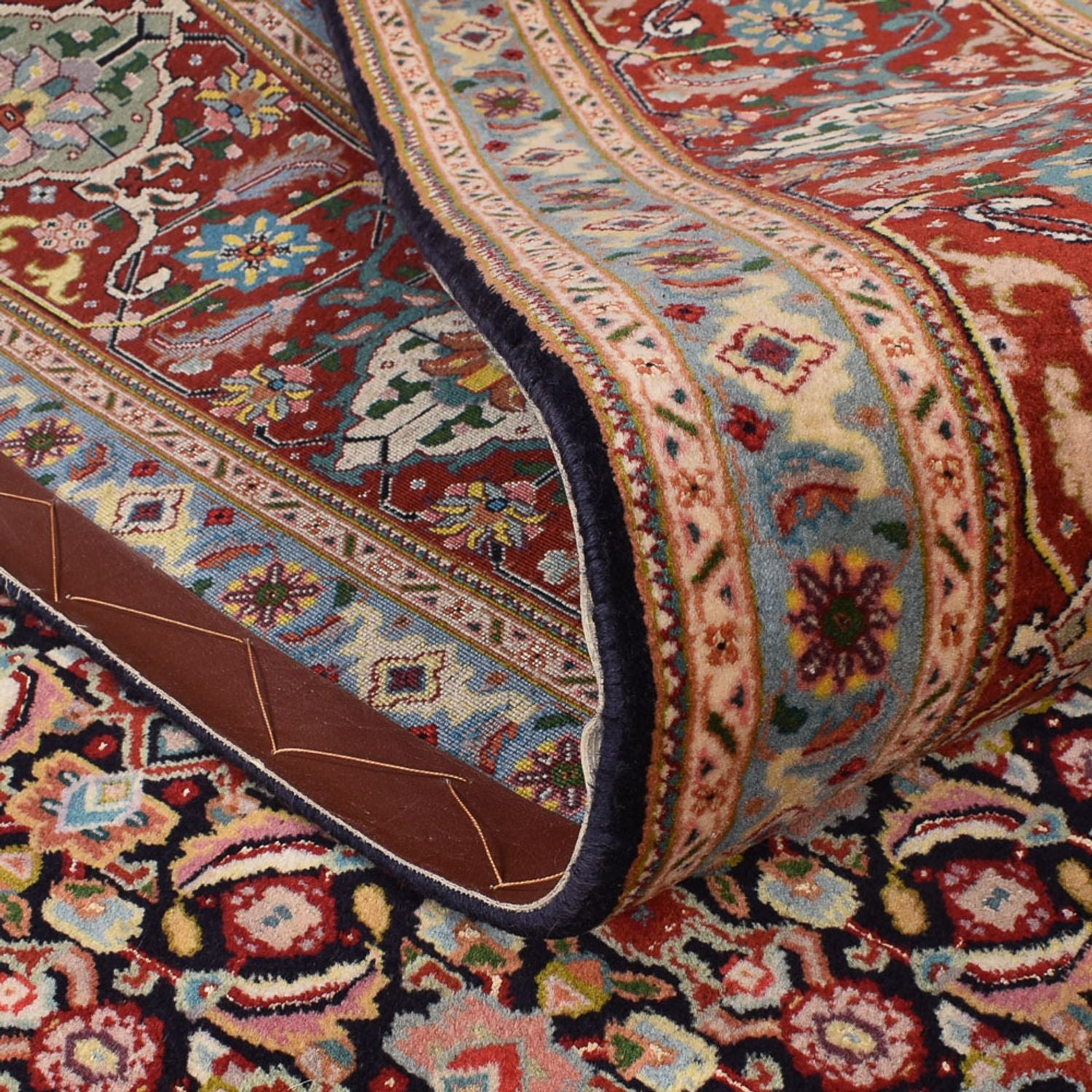 Persisk tæppe - Tabriz - Royal - 296 x 200 cm - rust
