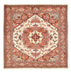 Tabriz - 40 Raj Tæppe 207x205cm - Persisk tæppe