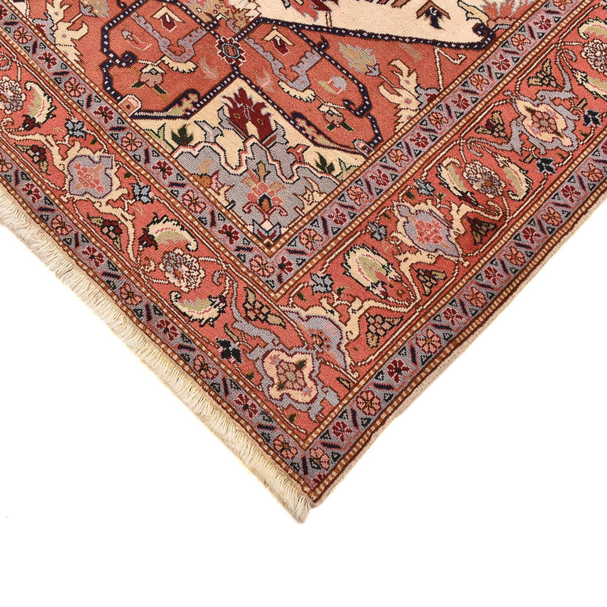 Persisk tæppe - Tabriz - Royal firkantet  - 207 x 205 cm - creme