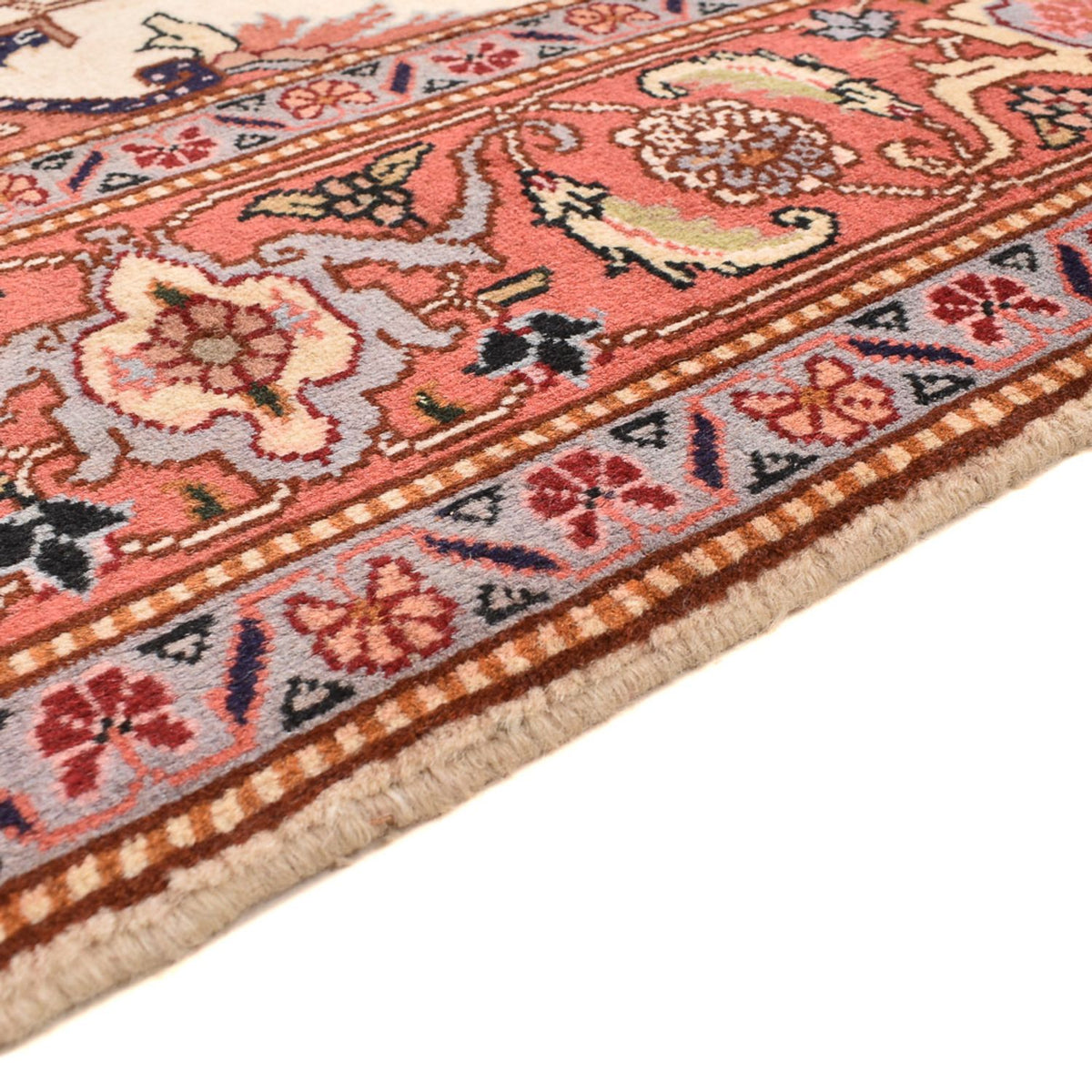 Persisk tæppe - Tabriz - Royal firkantet  - 207 x 205 cm - creme