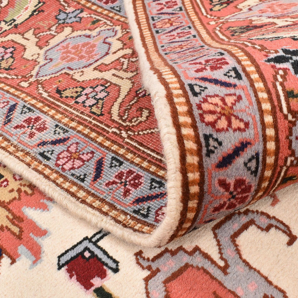 Persisk tæppe - Tabriz - Royal firkantet  - 207 x 205 cm - creme