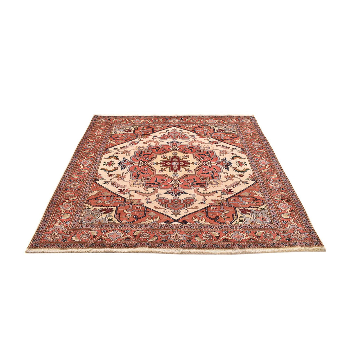Persisk tæppe - Tabriz - Royal firkantet  - 207 x 205 cm - creme