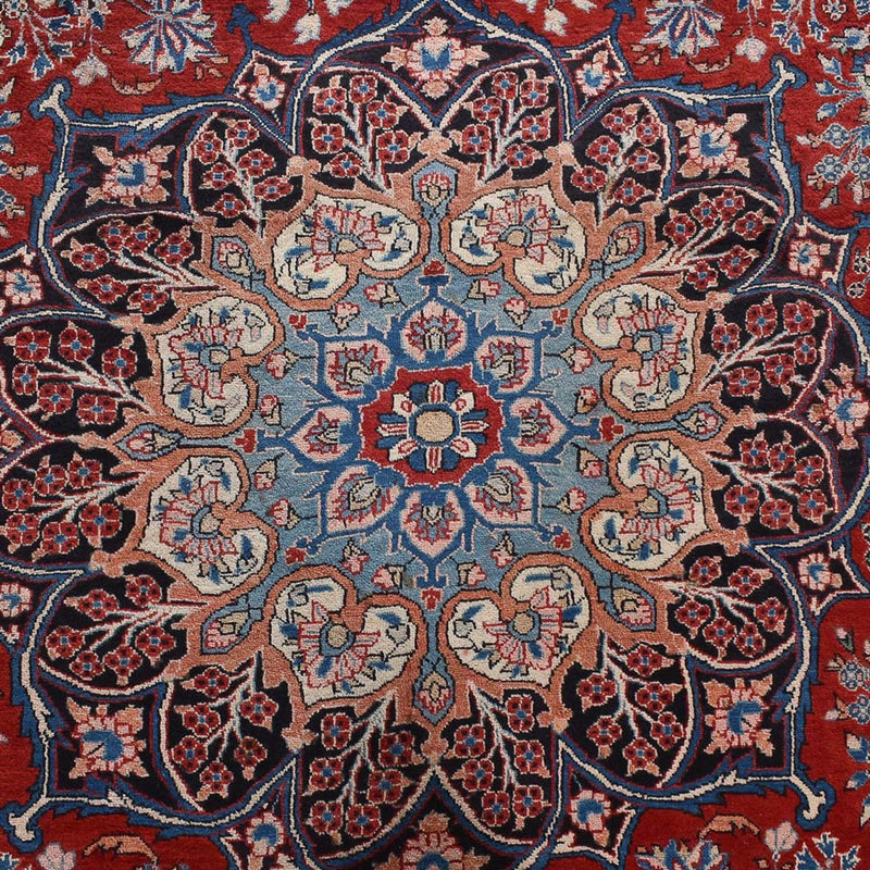 Persisk tæppe - Bijar - 441 x 310 cm - rød