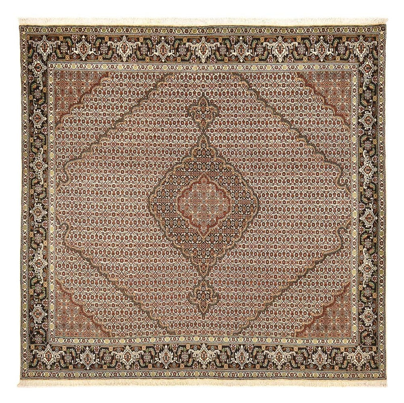 Persisk tæppe - Tabriz - Royal firkantet  - 205 x 204 cm - brun