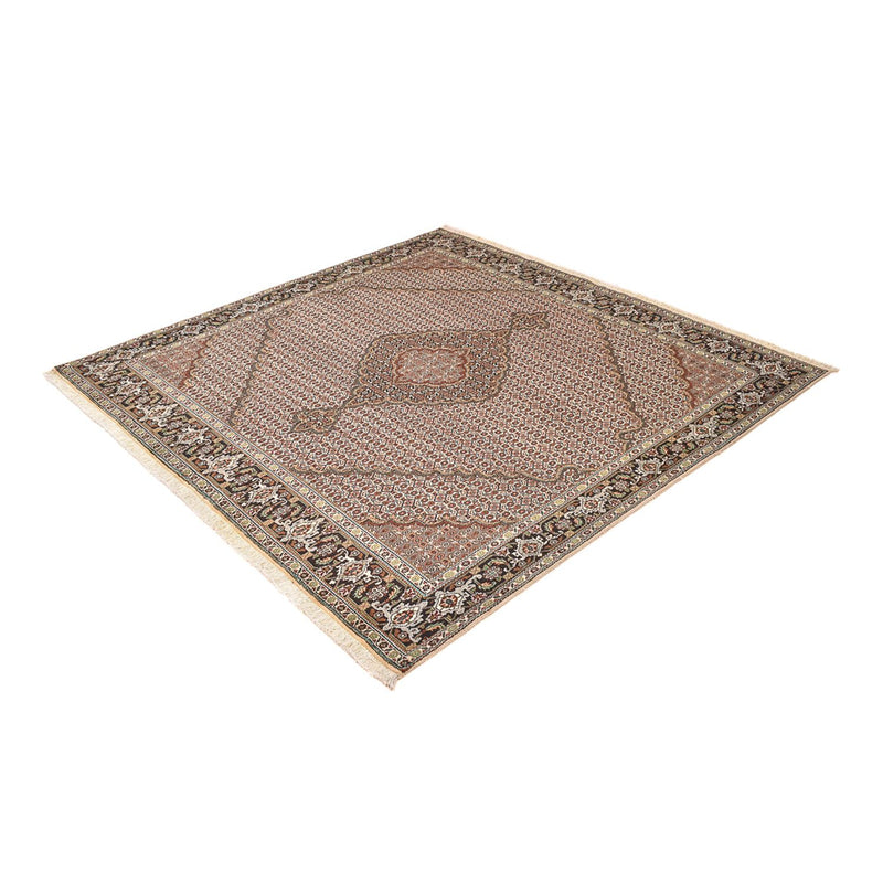 Persisk tæppe - Tabriz - Royal firkantet  - 205 x 204 cm - brun
