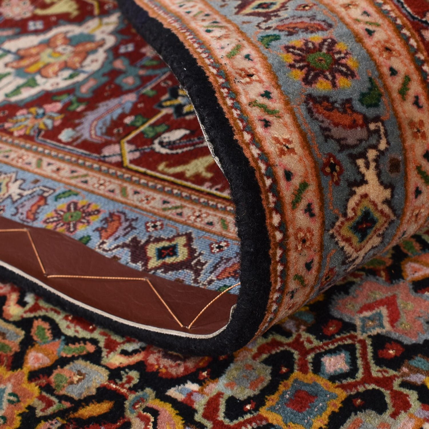 Persisk tæppe - Tabriz - Royal - 303 x 200 cm - mørk beige