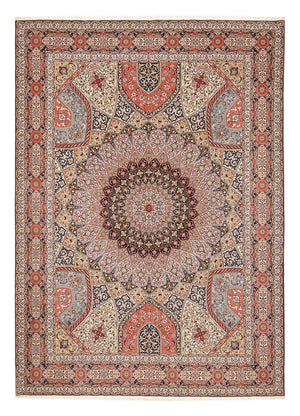 Persisk tæppe - Tabriz - Royal - 413 x 305 cm - terrakotta