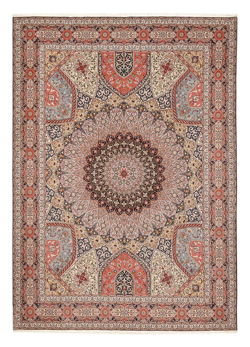 Persisk tæppe - Tabriz - Royal - 413 x 305 cm - terrakotta
